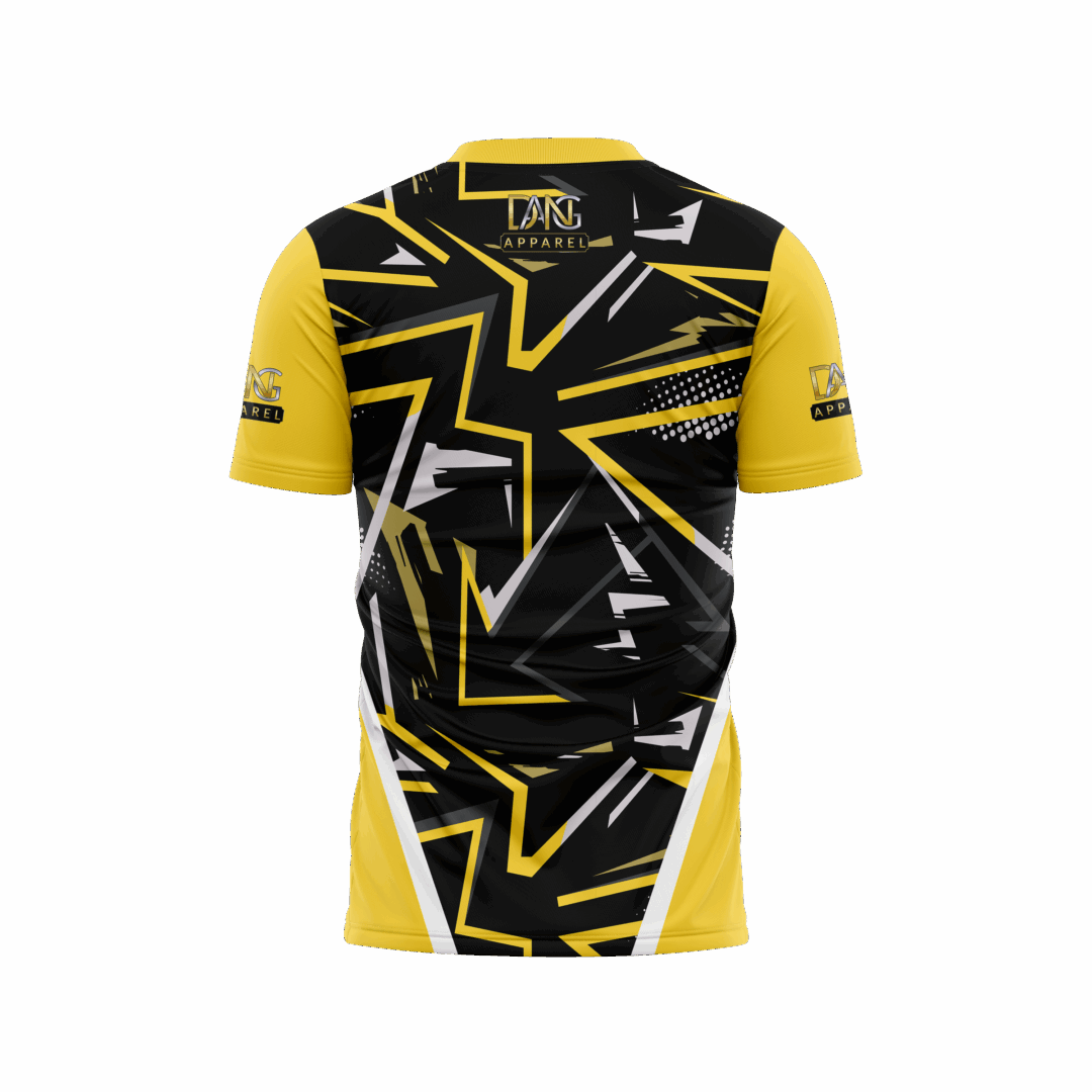 D.A.N.G. Apparel 93 yellow and black t shirt