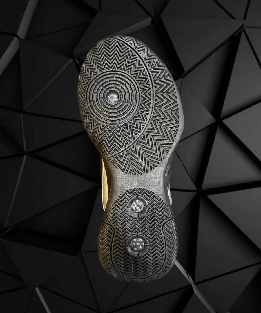 bottom of the D.A.N.G. Apparel shoes