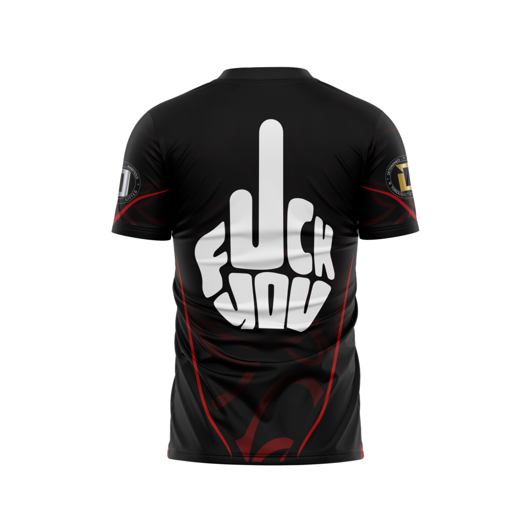 D.A.N.G. Apparel 73 F You T shirt back side